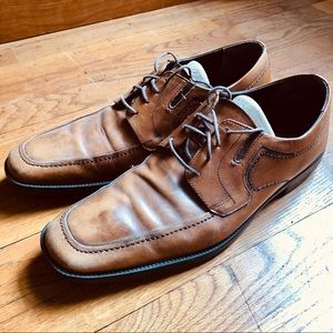 Johnston & Murphy Tan Oxford Shoes